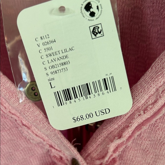 We The Free Light Pink Button-Down Top - Picture 5 of 6